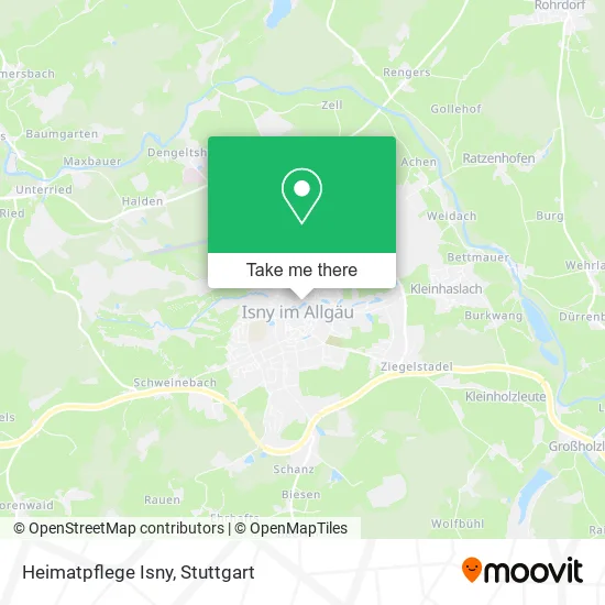 Карта Heimatpflege Isny