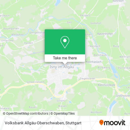 Volksbank Allgäu-Oberschwaben map