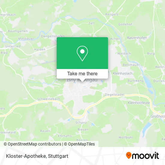 Карта Kloster-Apotheke