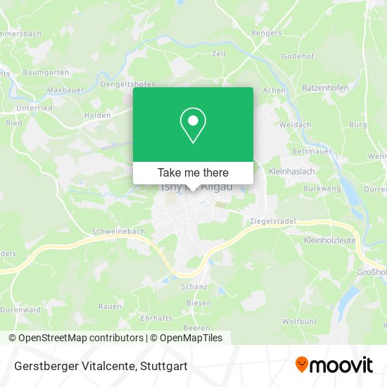 Gerstberger Vitalcente map
