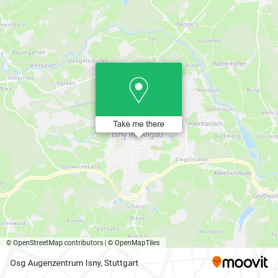 Osg Augenzentrum Isny map