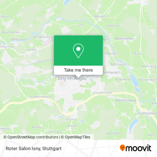 Карта Roter Salon Isny