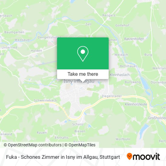 Fuka - Schones Zimmer in Isny im Allgau map