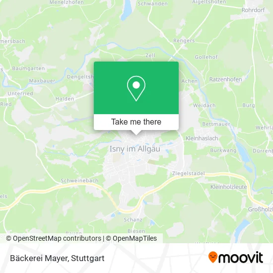 Карта Bäckerei Mayer
