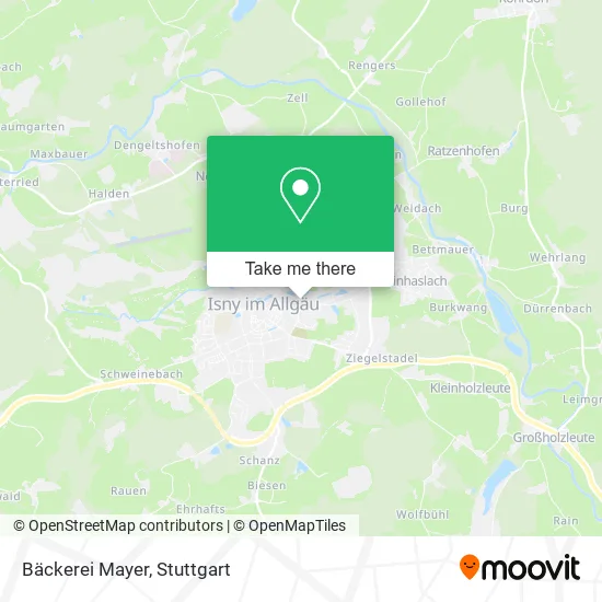 Карта Bäckerei Mayer