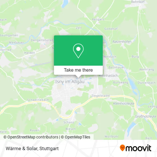 Карта Wärme & Solar