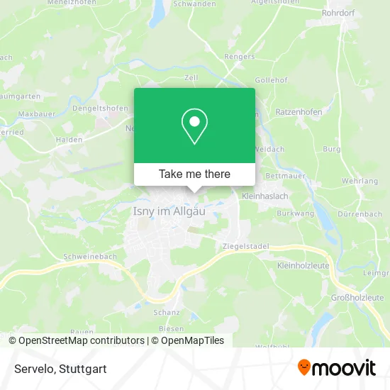 Карта Servelo