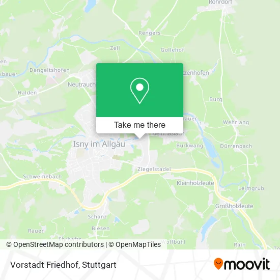 Карта Vorstadt Friedhof