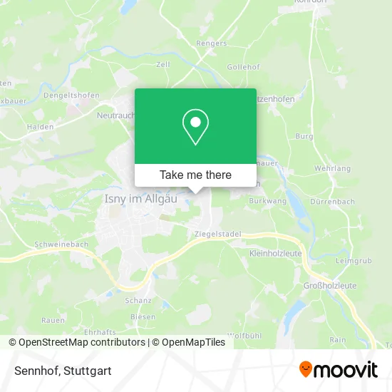 Карта Sennhof