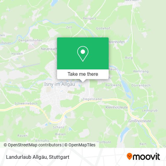 Landurlaub Allgäu map