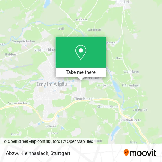Карта Abzw. Kleinhaslach