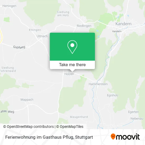 Карта Ferienwohnung im Gasthaus Pflug