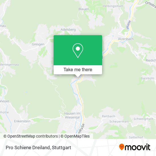 Pro Schiene Dreiland map