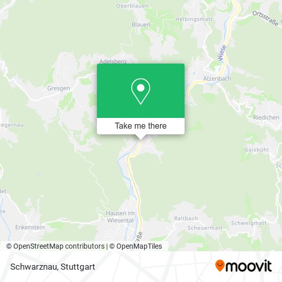 Карта Schwarznau