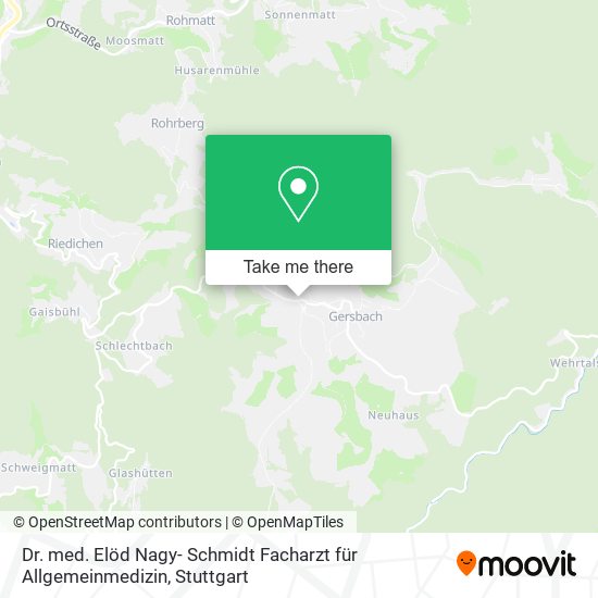 Dr. med. Elöd Nagy- Schmidt Facharzt für Allgemeinmedizin map