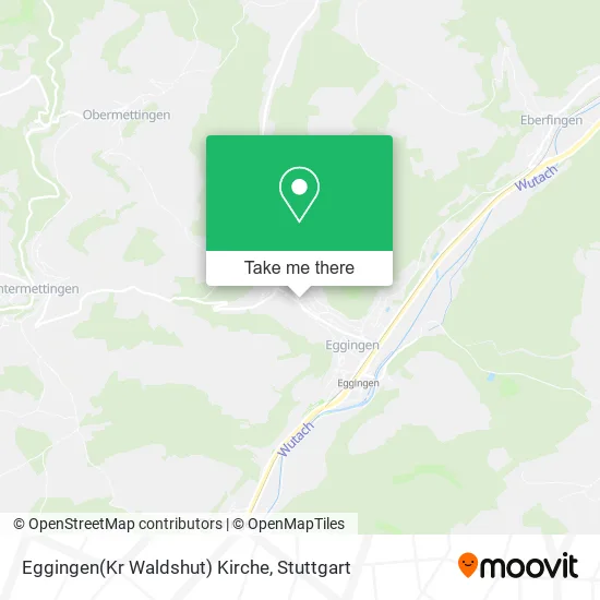 Карта Eggingen(Kr Waldshut) Kirche