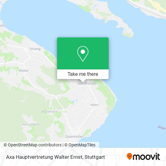 Axa Hauptvertretung Walter Ernst map