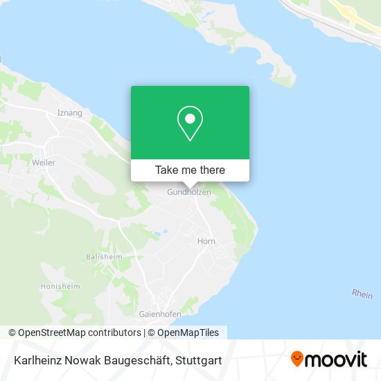 Karlheinz Nowak Baugeschäft map