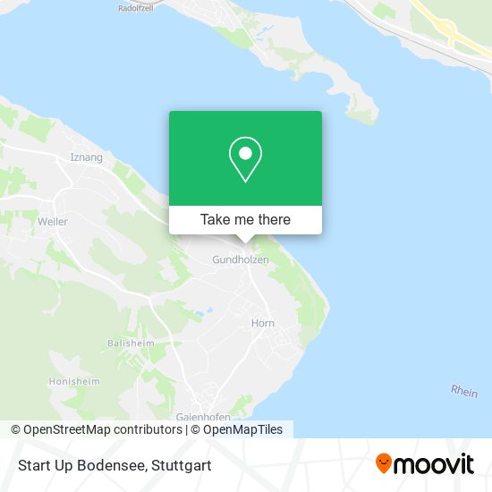 Карта Start Up Bodensee