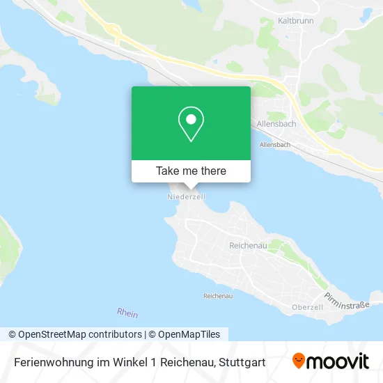 Карта Ferienwohnung im Winkel 1 Reichenau