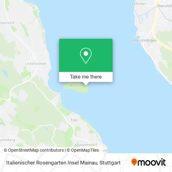 Карта Italienischer Rosengarten Insel Mainau