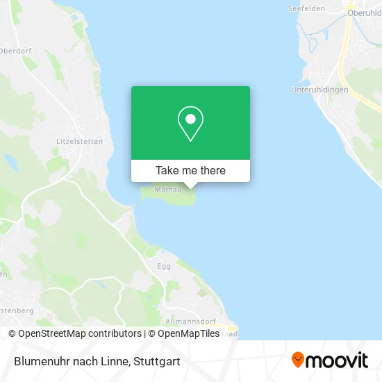 Карта Blumenuhr nach Linne