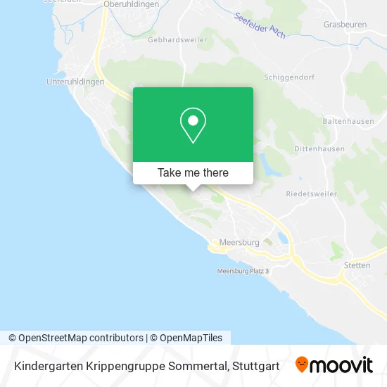 Карта Kindergarten Krippengruppe Sommertal