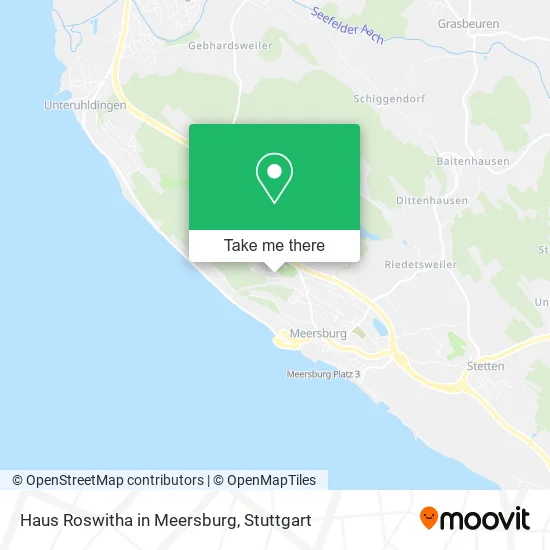 Карта Haus Roswitha in Meersburg