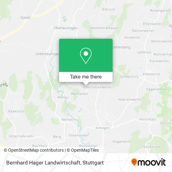 Карта Bernhard Hager Landwirtschaft