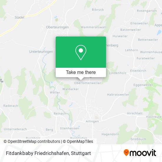 Fitdankbaby Friedrichshafen map