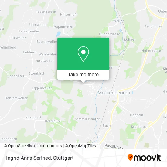 Ingrid Anna Seifried map