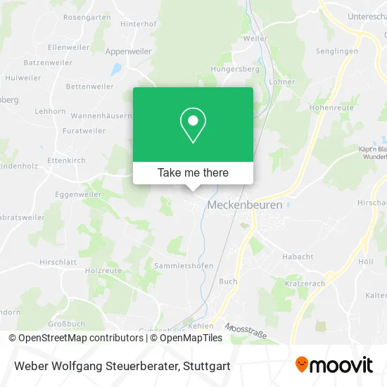 Карта Weber Wolfgang Steuerberater