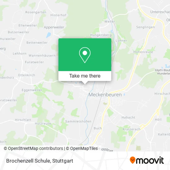 Карта Brochenzell Schule