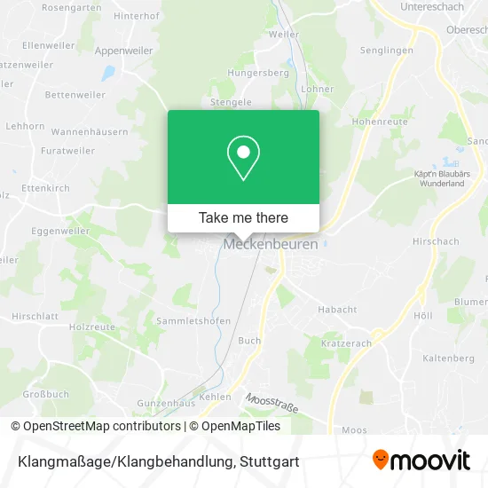 Карта Klangmaßage/Klangbehandlung