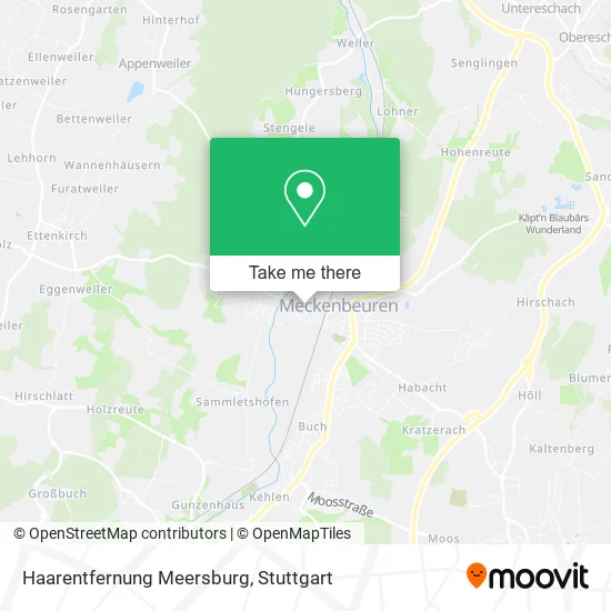 Карта Haarentfernung Meersburg