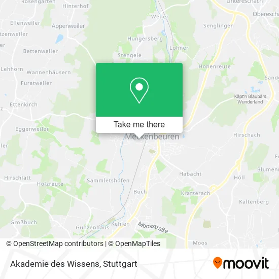 Карта Akademie des Wissens