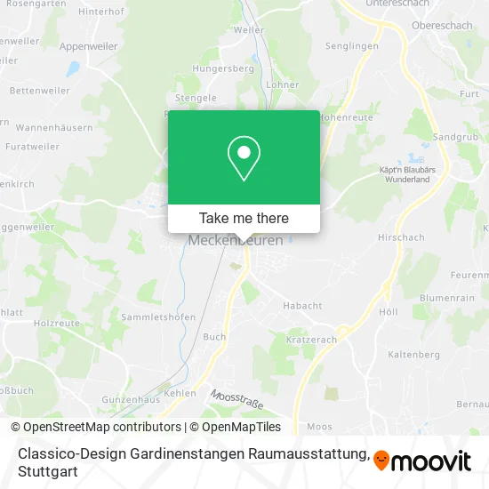 Карта Classico-Design Gardinenstangen Raumausstattung