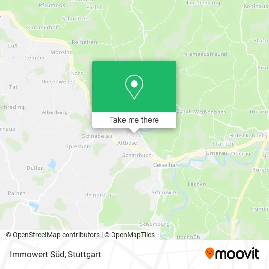 Карта Immowert Süd