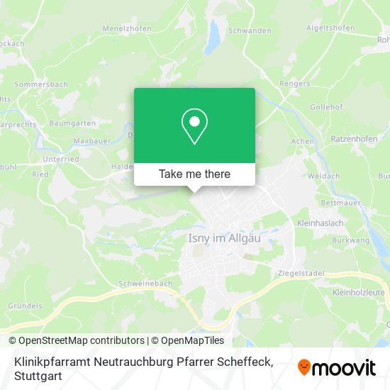 Klinikpfarramt Neutrauchburg Pfarrer Scheffeck map