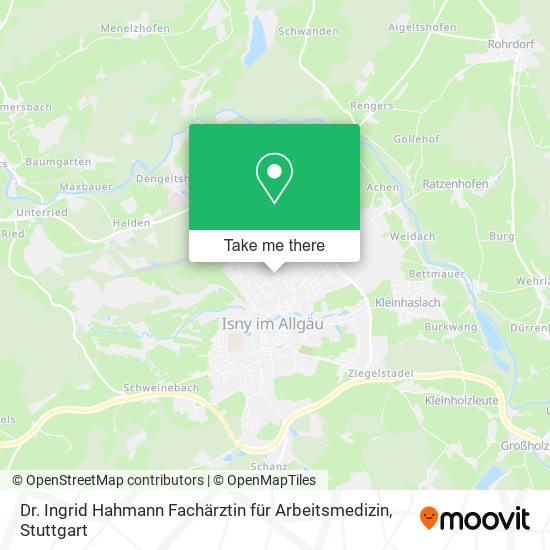 Dr. Ingrid Hahmann Fachärztin für Arbeitsmedizin map