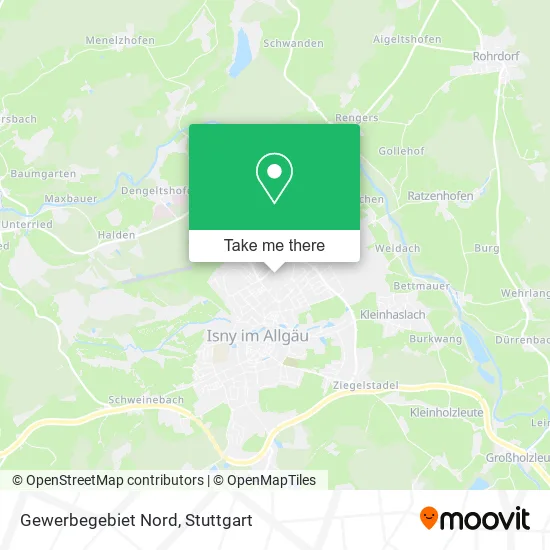 Карта Gewerbegebiet Nord