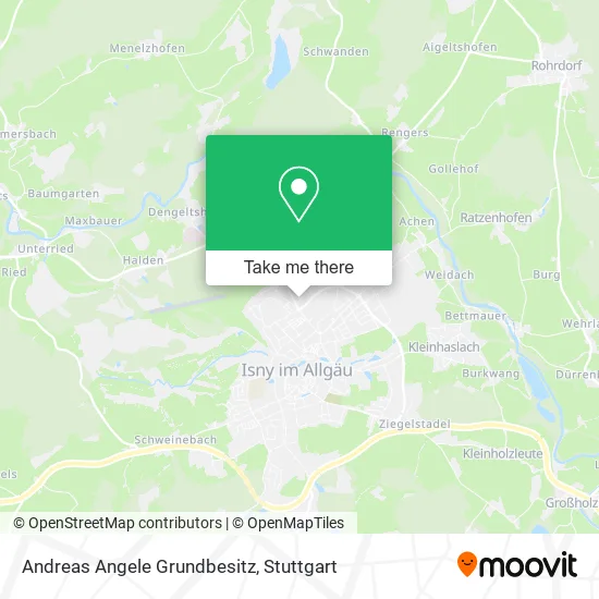 Карта Andreas Angele Grundbesitz