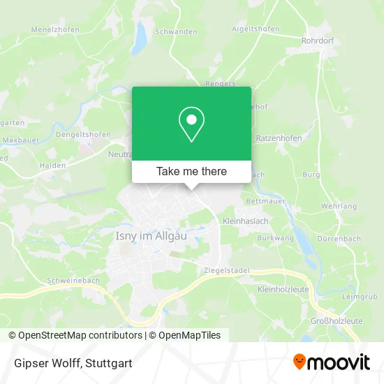Карта Gipser Wolff