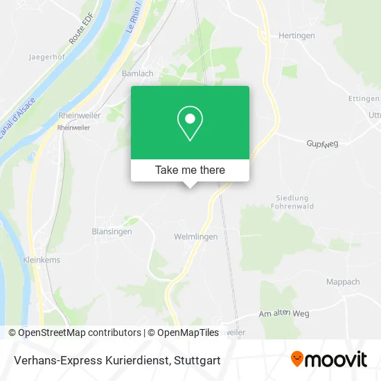 Карта Verhans-Express Kurierdienst