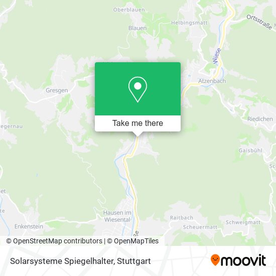 Карта Solarsysteme Spiegelhalter