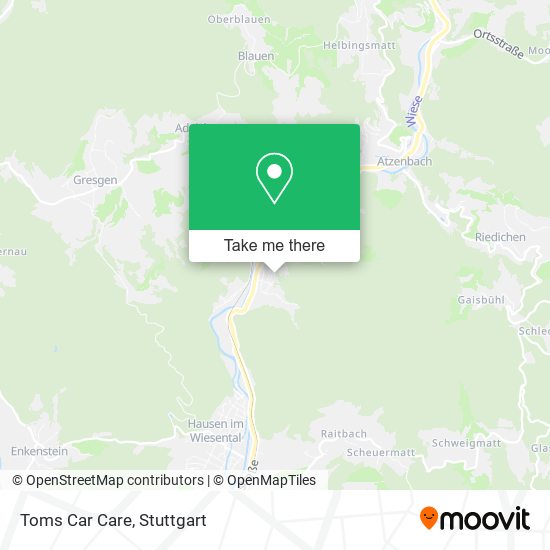 Карта Toms Car Care