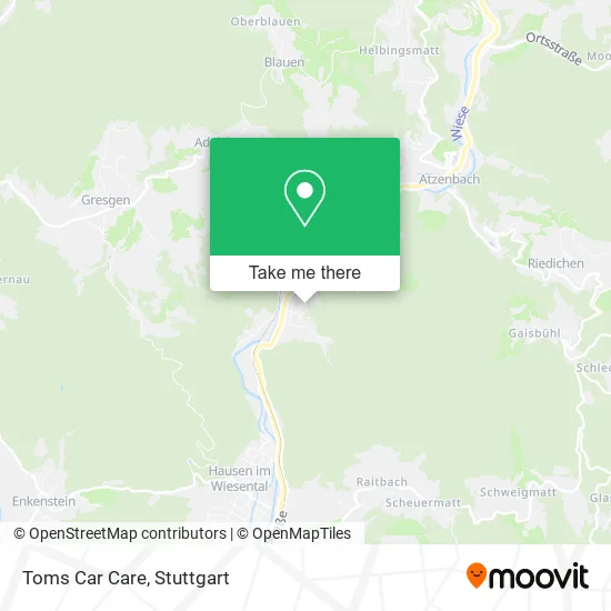 Карта Toms Car Care