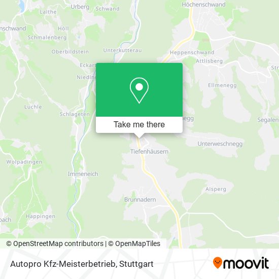 Autopro Kfz-Meisterbetrieb map