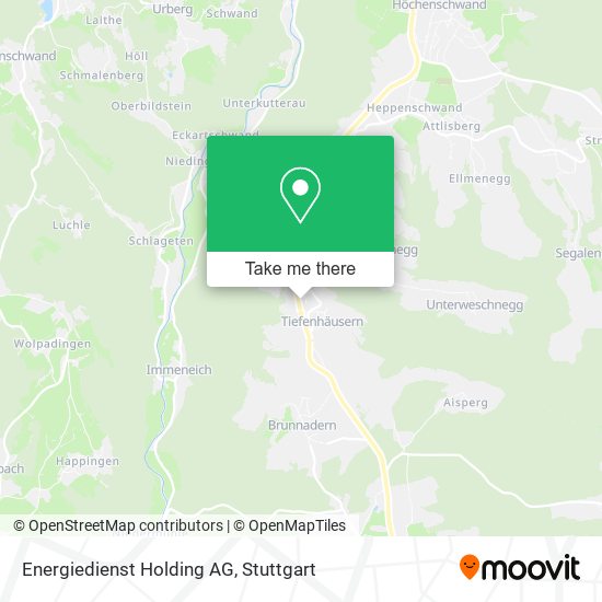 Energiedienst Holding AG map