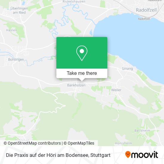 Die Praxis auf der Höri am Bodensee map